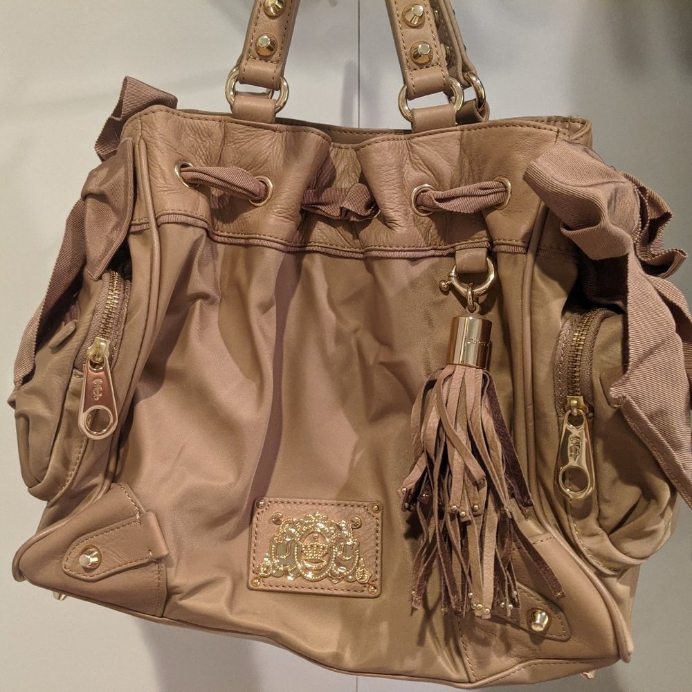 Tan Y2K Juicy Couture Handbag